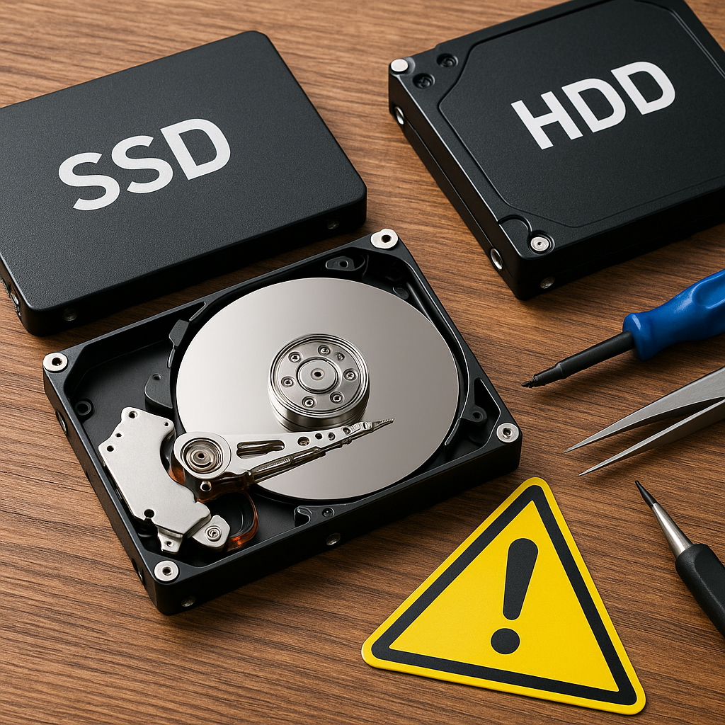SSD и HDD: особенности восстановления данных и как избежать потерь