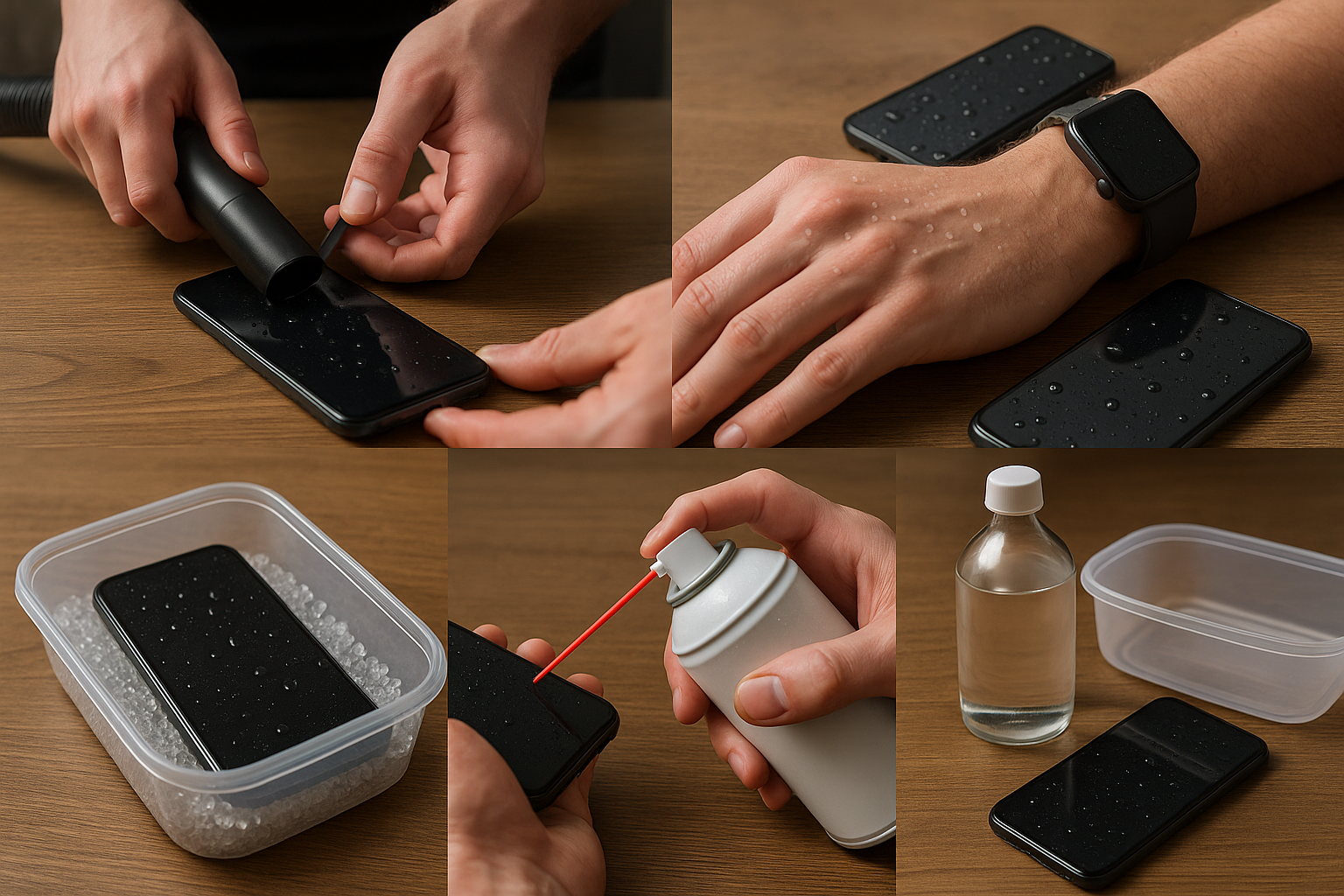 способы сушки телефона